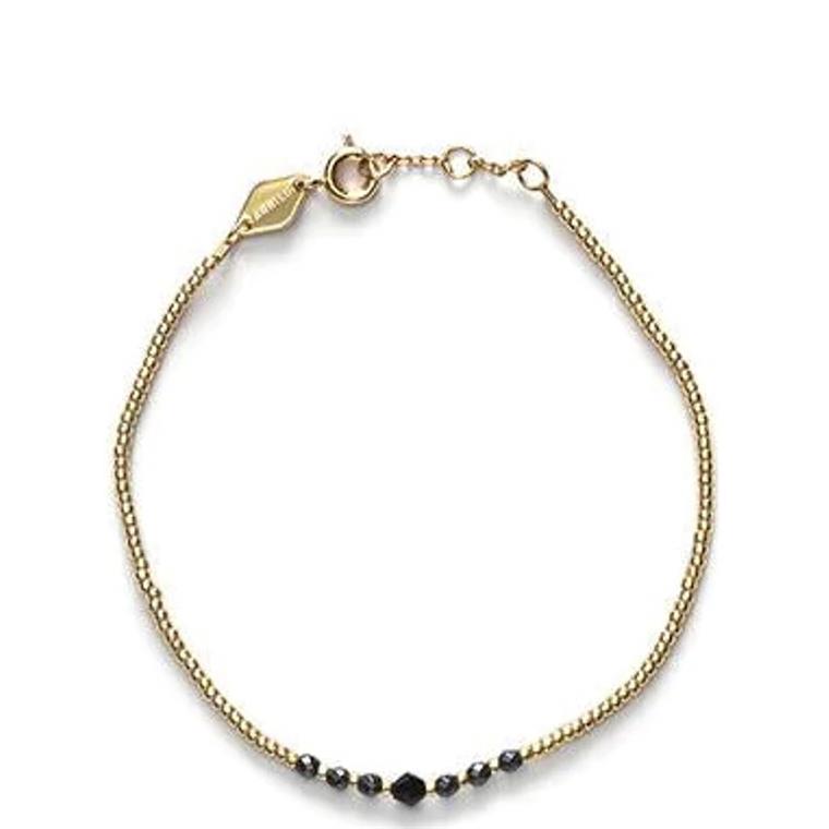 Anni Lu Bead & Gem Armbånd, Sort